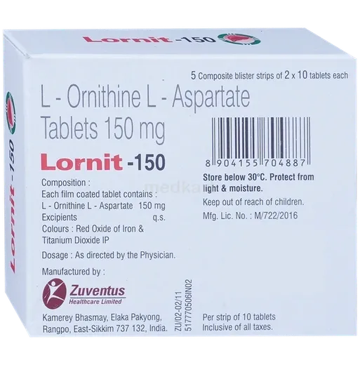 lornit 150mg tablet 10's